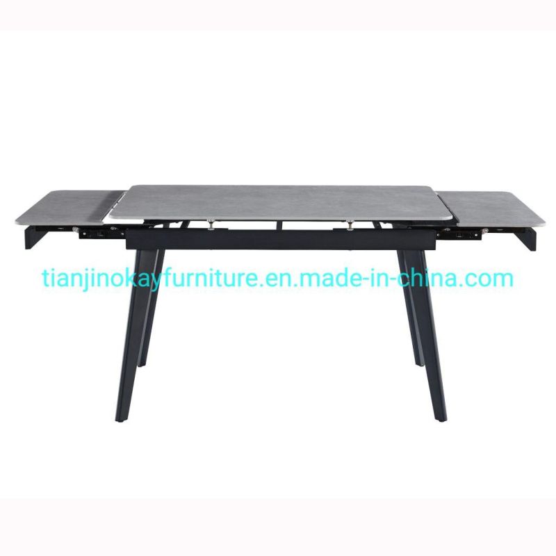 Dining Table Set Luxury Dining Room Furnituremodern White Dining Table Rectangleblack Metal Dining Table Legs