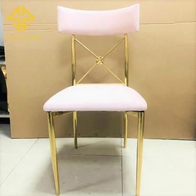 Cheap Gold Stainless Steel Wedding Chairs and Banquet Hotel Chairs