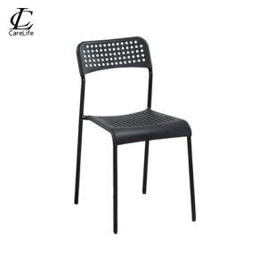 Modern Metal Steel Leg PP Restaurant China Dining Chair