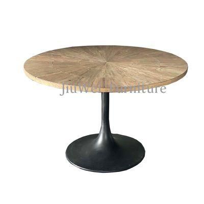 Customized New Wholesale Rectangle Event Marble Dining Furniture Wooden Table in China