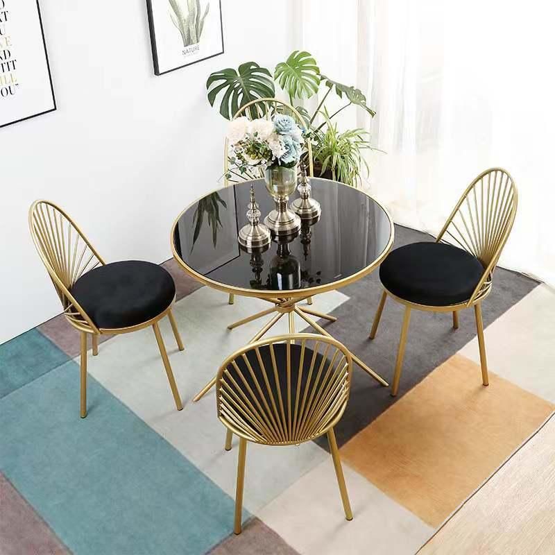 Wholesale Top Furniture Factory Strong Dining Light Luxury Leisure Chair