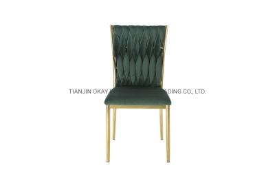 Furniture Cheap Upholstered Dining Chairs Modern Hot Sales Velvet Modern Design Dining Chair