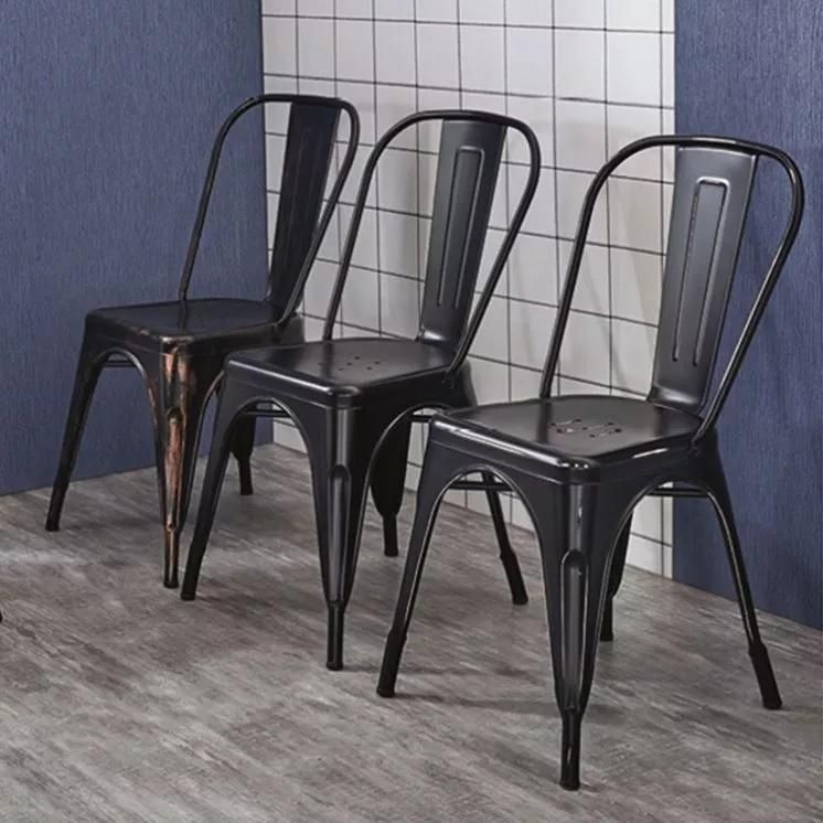 Hot Selling Industrial Metal Dining Chairs