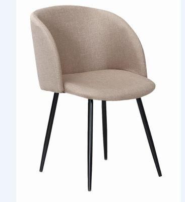 Factory Price New Design Modern Home Furniture Velvet Luxury Metal Dining Chair for Sale