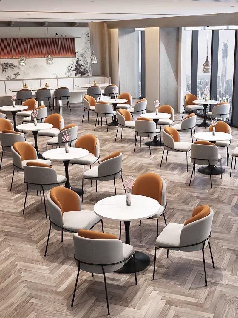 Cafeteria Ceramic Dining Tables and Chairs Sets for Cafes and Restaurants