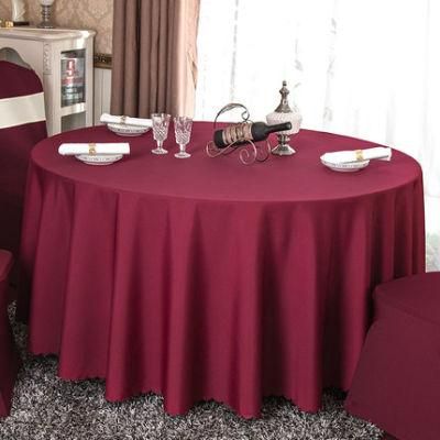 Customized Size PVC Folding Round Table Polyester Table Cloth