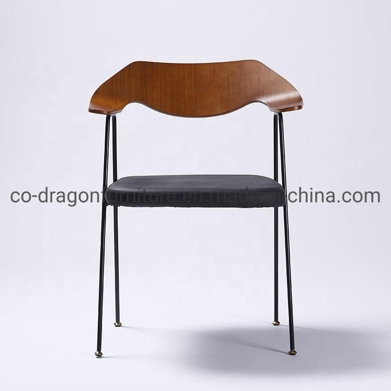 Fashion Wooden Back Dining Chair with Fabric for Home Furniture