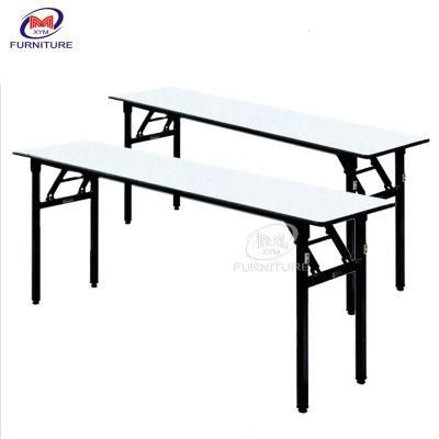 6FT Folding Legs Rectangular Plywood PVC Banquet Table