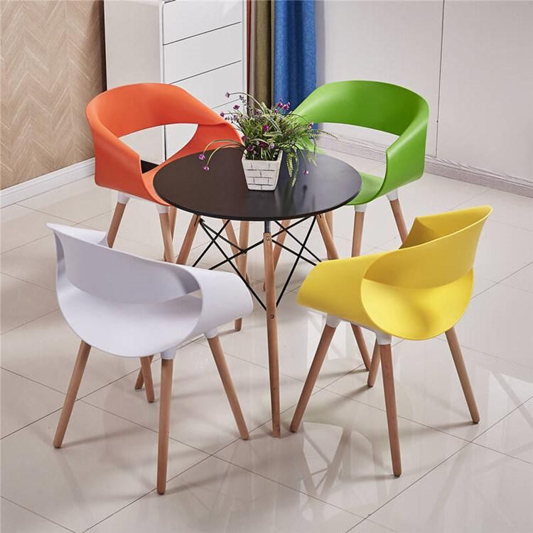 Summer Garden Leisure Chair Solid Wood Nordic Chairs Modern Plastic Dining Room Chair