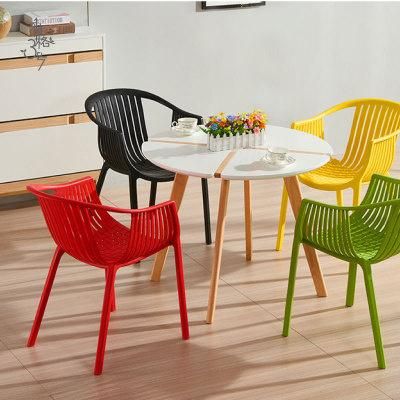 Modern Fashion Without Armrest Plastic Outdoor Restaurant Dining Plastic Chair