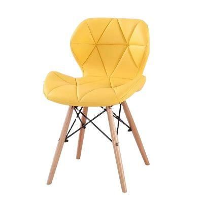 Low Price Wholesale Home Furniture Modern Design Chaise De Cuisine Wooden Leg Dining Chair Colorful Dining Plastic Chair