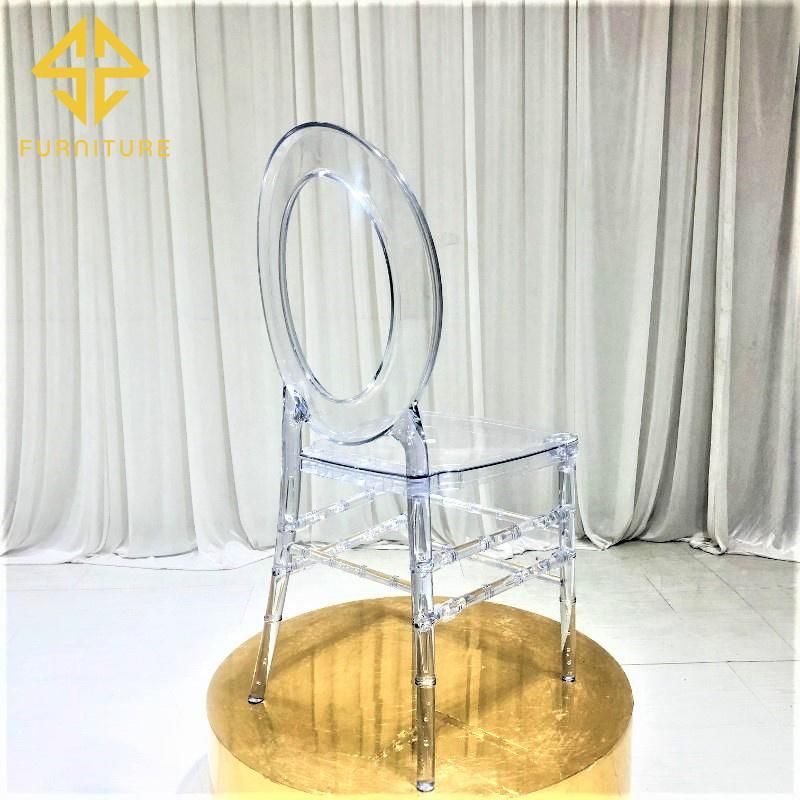 Newest Event Furniture Plastic Clear Dining chair