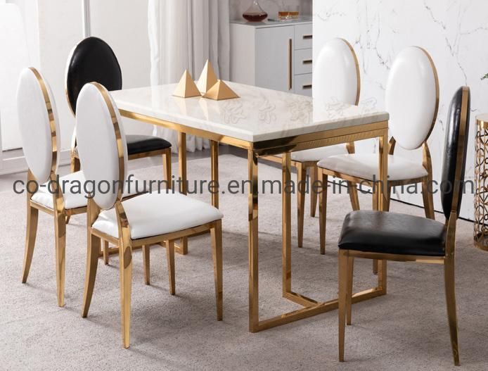 Hotel Banquet Home Furniture Luxury Stainless Steel Wedding Dining Chair