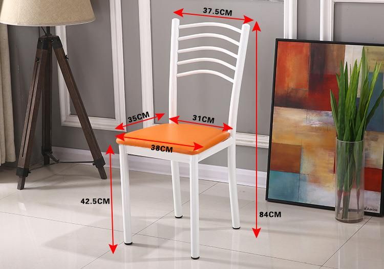 Wholesale Metal Hotel Restaurant Indoor Stackable Coffee PU Dining Chair