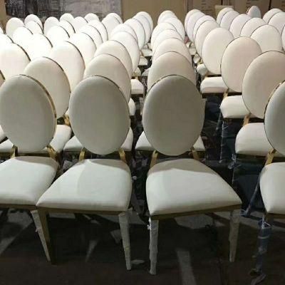 China Wholesale Modern Event Rental Restaurant Hotel Hall Metal Stainless Steel Gold Wedding Banquet Chiavari Dining Chair