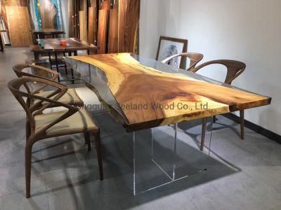 Oak Slab / Wooden Countertop / Round Table Top / Entrance Table /Console Table with Live Edge