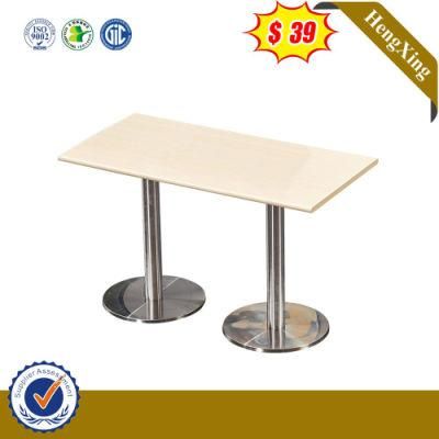 Aluminum Steel Dining Table Customized Size Table