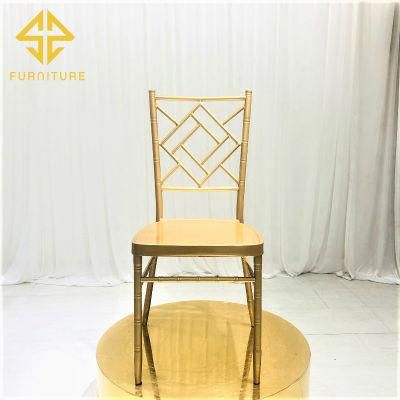 Luxurious Iron Event Wedding Banquet Tiffany Chairs for Rental