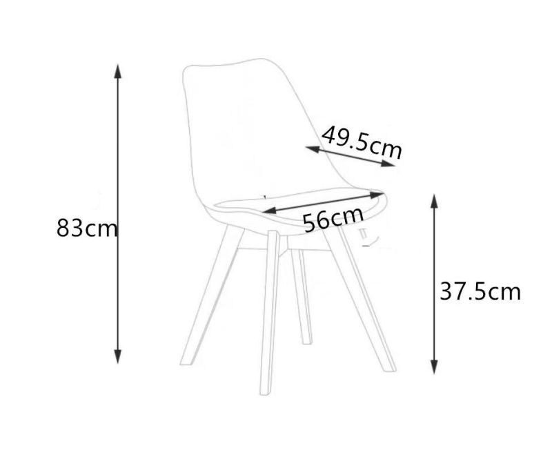 Wholesale Optional Colors Cheap Home Furniture Tulip Dining Chair