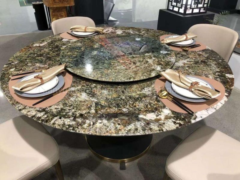 Designs Romania Impress Stone Rectangle Marble Top Dining Table in China