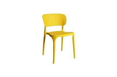 Cheap Stackable Dining Chairs Living Room Furniture Restaurant Cafe PP Plastic Chair Without Arms