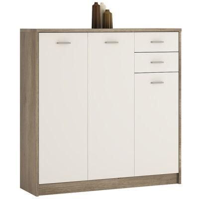 Stylish Wooden 3 Door 2 Drawer Tall Sideboard (SC09)