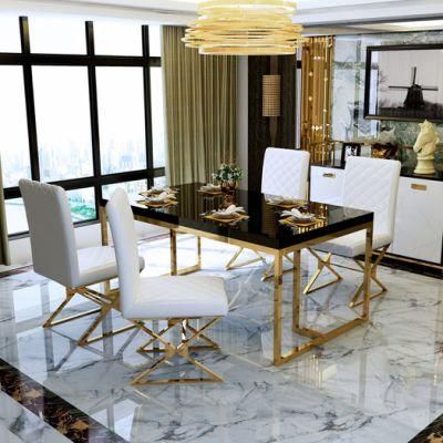 Modern Living Room Metal Dining Table Dining Chair Furniture