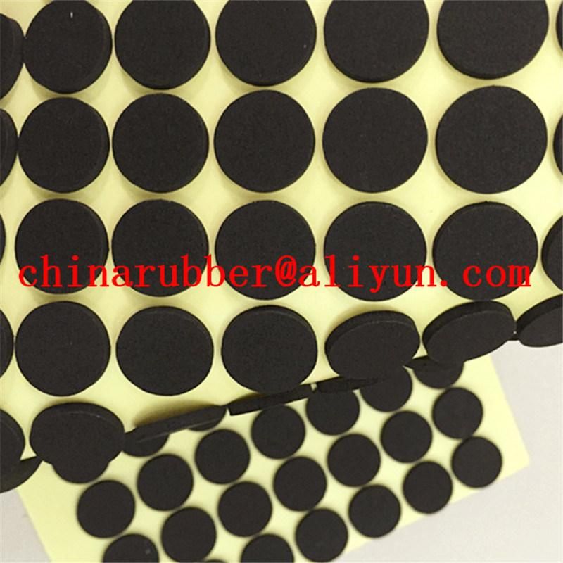 12.7*12.7mm Clear Color Trapezoid Rubber Feet Anti Vibration Rubber Feet for Furniture Chair