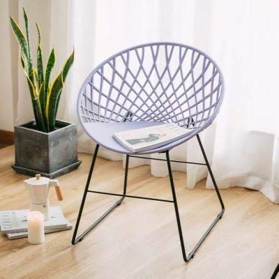 Cheap Outdoor White Modern Design Leisure Stacking Dining Plastic Chair