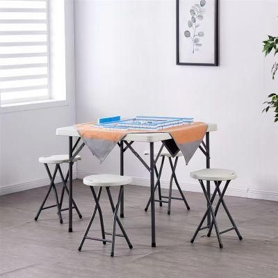 Factory Price Indoor Outdoor Furniture Home Restaurant Table Sets Metal Legs Dining Tables and Chairs Sets Dining Room Set