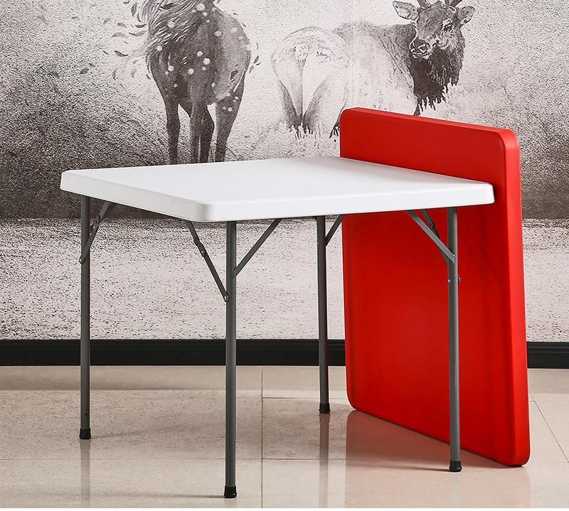 Modern Metal Indoor Dining Meeting Hotel Restaurant Folding Table