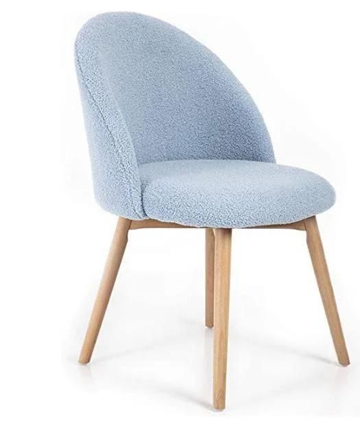 Beautiful Channel Tufted Backrest with High Quality Easy Clean Velvet MID Century Upholstered Dining Chairs