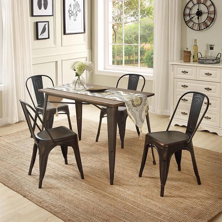 European Modern Family Solid Wood Dining Table Rectangular Table Furniture