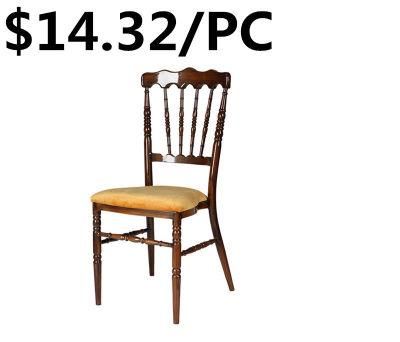 Simple Style Stackable Home Dining Wedding Banquet Metal Chiavari Chair