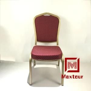 Luxury Stackable Aluminum Chair for Wedding and Banquet Hall