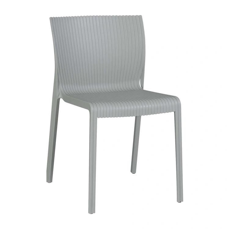 Popular Outdoor Plastic Dining Chair Stackable Monoblock PP Chair