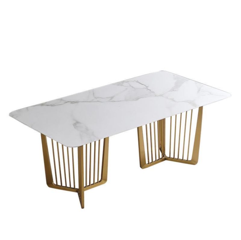 Household Rectangular Marble Table Simple Creative Dining Table