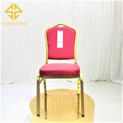 Luxurious Furniture Iron Wedding Banquet Chairs Dining Room Chairs