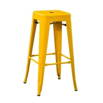 Dining Room Home Kitchen High China Buy Counter Wood Stackable Modern Industrial Metal Bar Stool