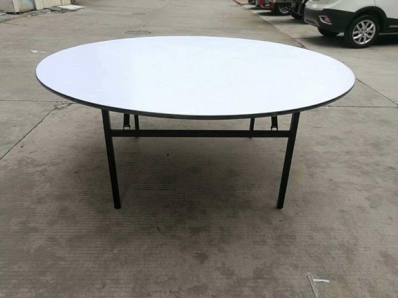 Popular Plywood Banquet Event Wedding Hotel Rental PVC Dining Table