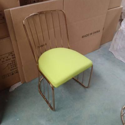 Modern Design Metal Dining Chair Metal Frame Chair for Sale