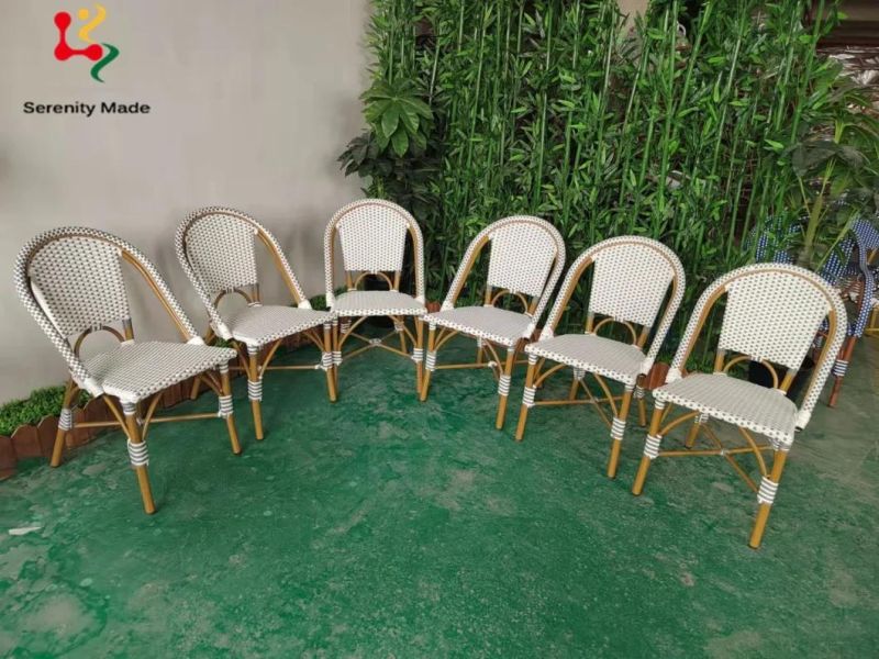 Rattan Garden Furniture out Door Camping Chair 4 Legs Stable Chair