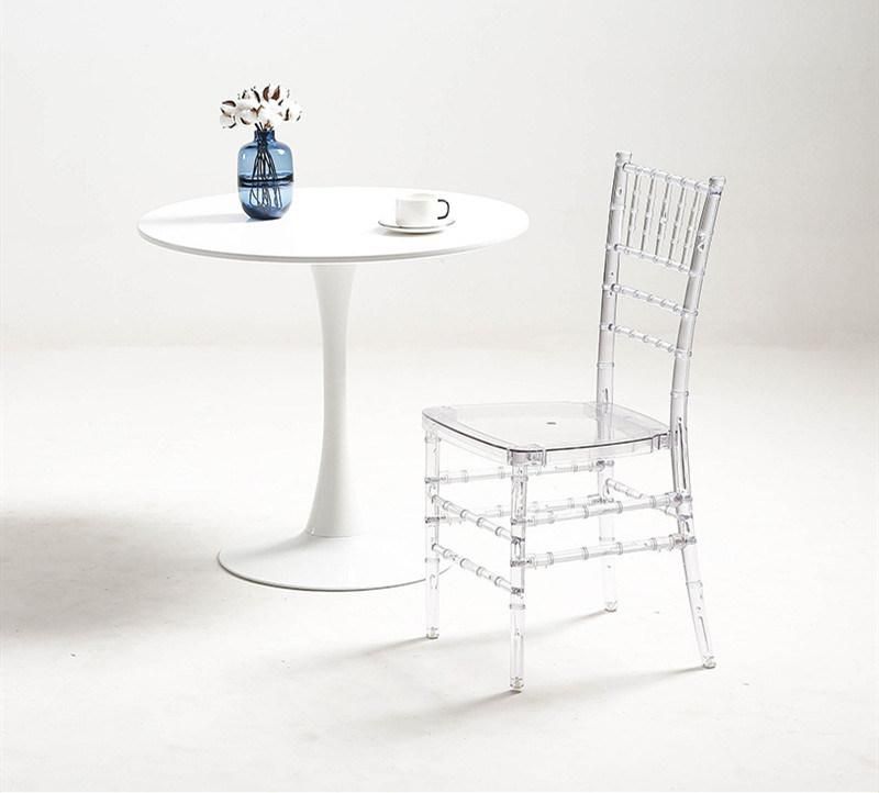 Fashionable Factory Price Restaurant Home Furniture Stackable Armless Chiavari Chair