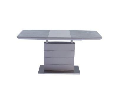 Modern Slate Dark Gray Dining Table