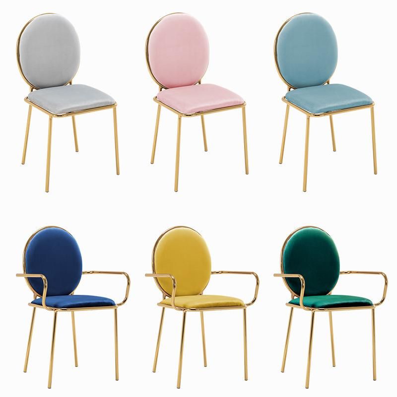 Wholesale Stacking Modern Furniture Dining Used Backrest Dining Chair