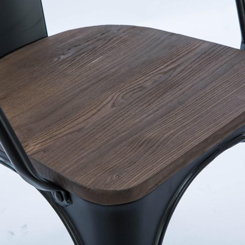 New Product Commercial Chair Wooden Cushions Tolixes Bar Chair