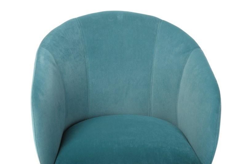 China Factory Wholesale High Quality Green Velvet Metal Dining Chair