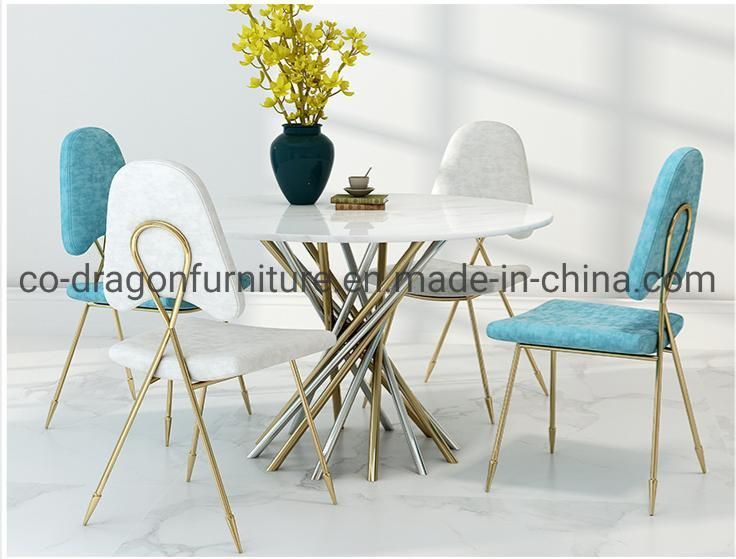 2021 New Design Marble Round Dining Table for Dining Furniture