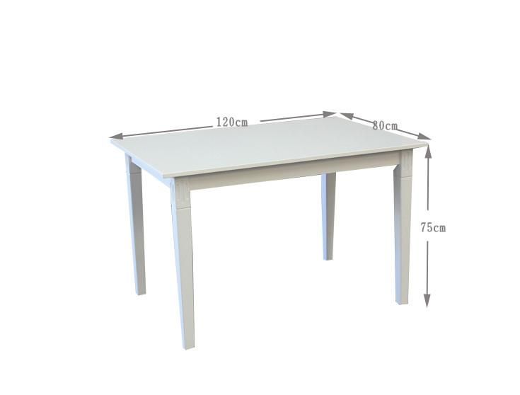 White Color Table Wooden Dining Table (M-X1073)