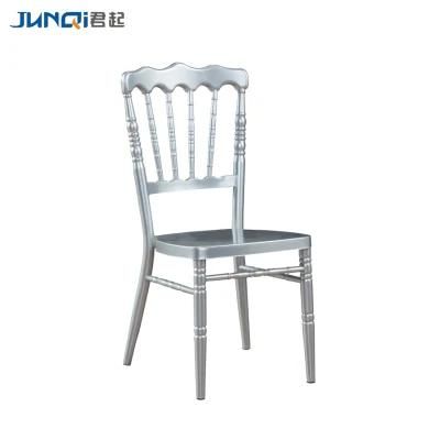 Stacking Aluminum Metal Hotel Restaurant Dining Wedding Chiavari Chair